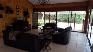 Black lounge suite