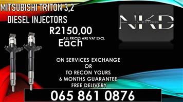 Mitsubishi 3.2 diesel injectors for sale or recon.