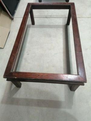 Wooden Coffee Table Frame (NO GLASS)