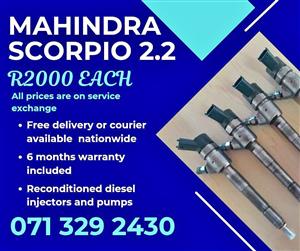 MAHINDRA SCORPIO 2.2 INJECTORS FOR SALE WITH WARRANTY