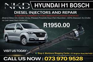 Hyundai H1 Bosch Diesel Injectors 