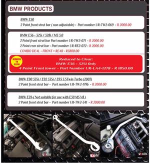 Ultra  raceing bracing for sale