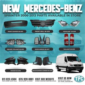 New Mercedes-Benz Sprinter 2006-2013 Parts available in store now