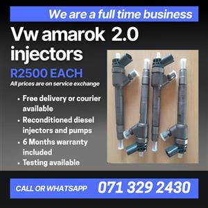 VW AMAROK 2.0 INJECTORS FOR SALE WITH WARRANTY 