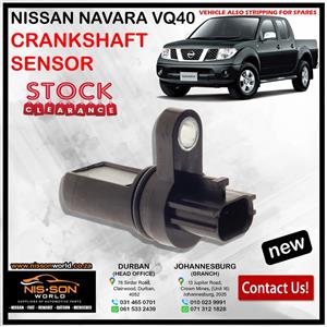 NISSAN NAVARA VQ40 CRANKSHAFT SENSOR