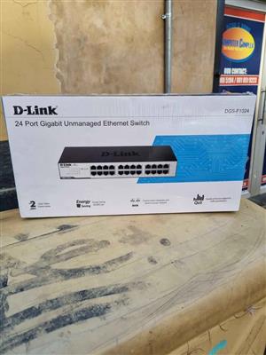 *D-link*  24 ports gigabytes unmanaged ethernet switch  DGS-F1024