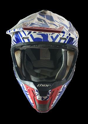 Thor Motocross Helmet Blue and red - Size Medium