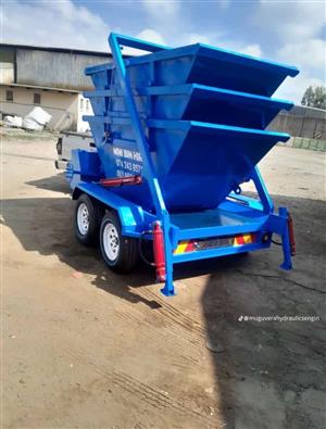 We manufacture and refurbish waste bins, trailers