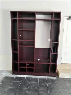 Large Wooden bookshelve lots of storage