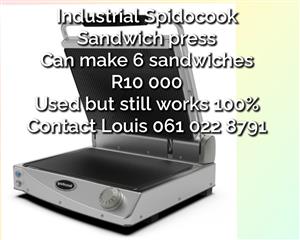 Spidocook sandwich press. 