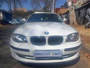 2010 BMW 116i ENGINE PETROL, AUTOMATIC, MILEAGE 187000KMS, WHITE COLOR