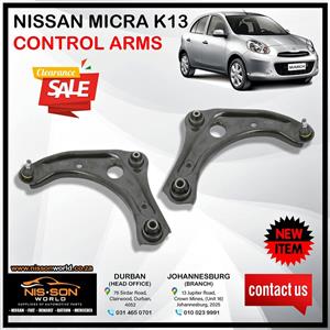 NISSAN MICRA K13 CONTROL ARMS