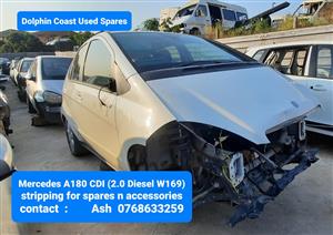 Mercedes A180 CDI stripping for Spares