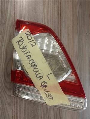 2012 TOYOTA COROLLA TAIL LIGHT