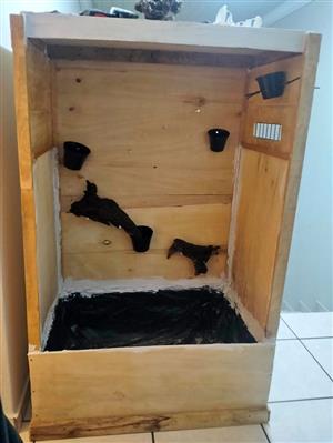 Large reptile project enclosure unfinished