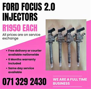 FORD FOCUS 2.0 INJECTORS FOR SALE WITH WARRANTY
