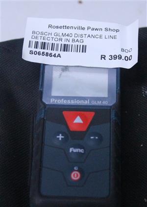 BOSCH GLM40 DISTANCE LINE DETECTOR IN BAG S065864A