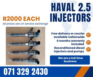 HAVAL 2.5 INJECTORS FOR SALE WITH WARRANTY 