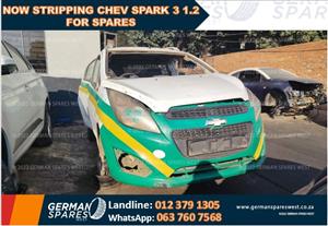 WE STILL STRIPPING A CHEV SPARK 3 1.2   FOR USED SPARES 