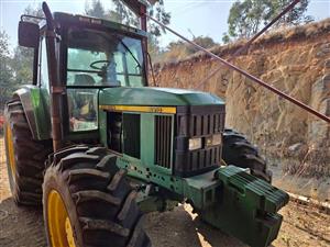 6910 John Deere Tractor, 8000 hours, (+Vat) for sale