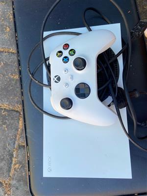 Xbox series S hardly used with controller and hdmi cords.