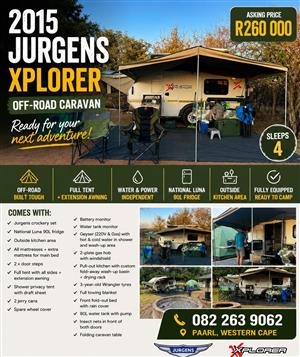 Jurgens Xplorer 2015Jurgens Off-Road Caravan | Sleeps 4