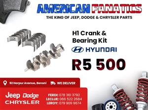 H1 Crank Bearing Kit Hyundai for sale R5 500 for sale! We deliver in Gauteng