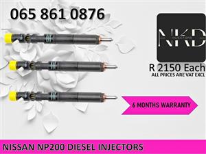 NISSAN NP200 DIESEL INJECTORS FOR SALE OR RECON WITH WARRANTY