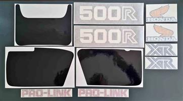 1981 Honda XR 500R decals stickers / vinyl graphics kits