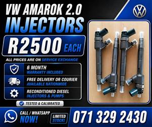 VW AMAROK 2.0 INJECTORS FOR SALE WITH WARRANTY INCLUDED 