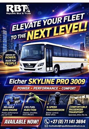 NEW EICHER PRO3009 BUS 36 SEATER