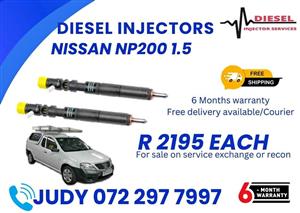 Nissan NP200 1.5 Diesel Injector for sale on service exchange or to recon