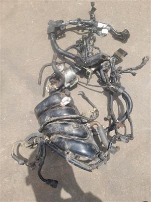 TOYOTA STARLET ENGINE WIRING, INTAKE MANIFOLD AND THROTTLE BODY