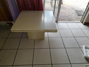 Cream coloured Coffee table for sale.