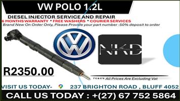 Vw  Polo 1.2L BlueMotion Diesel Injectors on Recondition