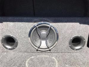 10 inch Dvc  journey sub and 4 channel journey amplifier for sale