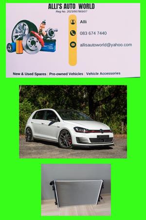 VW Golf 7 GTi radiators for sale. 