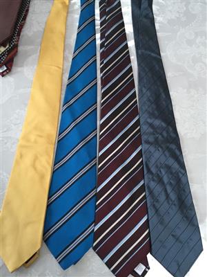 Various ties - Hardly used - some Woolies branded & some silk ties