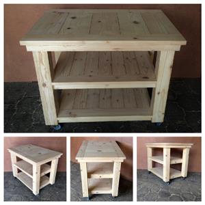 Butchers Block Chunky Cottage series 1100 mobile - Raw