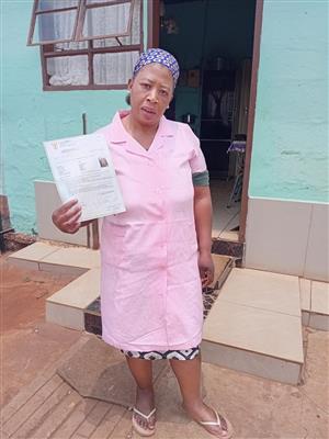 Experienced and hardworking nanny and maid from Lesotho needs sleep in position 