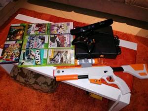 Xbox 360 with games and accessories 
