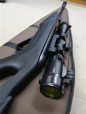 Gamo Whisper Vampire X air rifle with precision 3-9x40 scope and upgrade piston