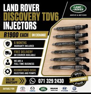 LAND ROVER DISCOVERY TDV6 INJECTORS FOR SALE WITH WARRANTY INCLUDED 