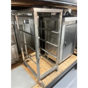 SOS-SH OVEN STAND WITH CASTORS - SECOND HAND