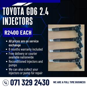TOYOTA GD6 2.4 INJECTORS FOR SALE WITH WARRANTY 