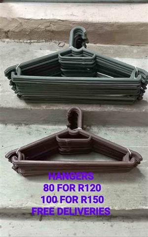 HANGERS WITH FREE DELIVERIES
