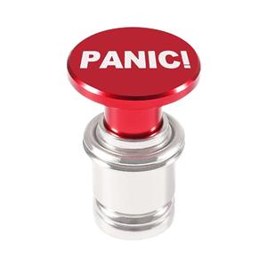 Panic! Novelty Red Anodized Cigarette Lighter Plug