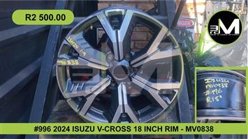 996-2024 ISUZU V-CROSS 18 INCH RIM-MV0838