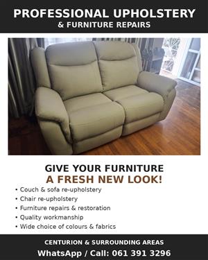  Couch & Sofa Reupholstery  Chairs & Dining Chairs  Furniture Repairs & Resto