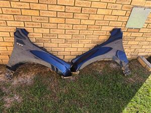 Right and left Fenders and left rear window